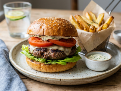 Burger Low FODMAP Sans Gluten