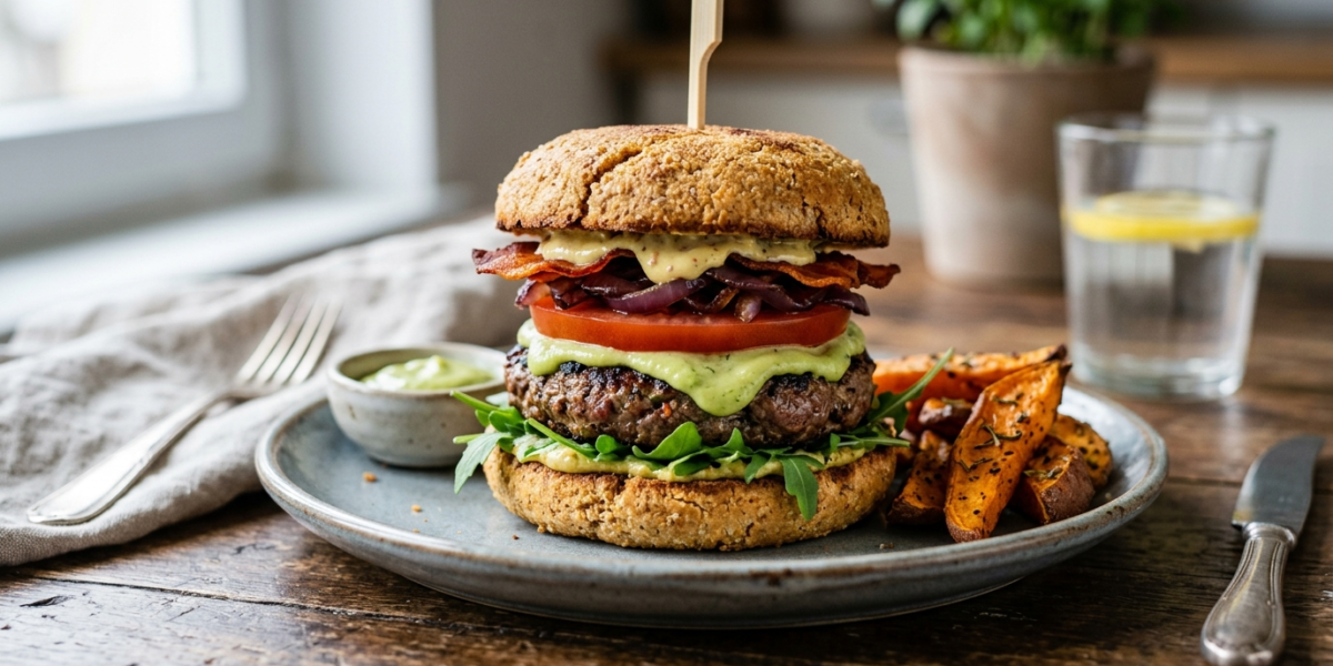 Burger Paléo sans Gluten et sans Œuf