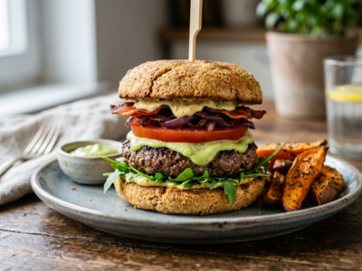 Burger Paléo sans Gluten et sans Œuf