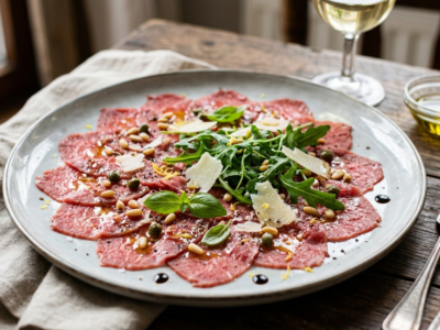 Carpaccio de bœuf sans gluten
