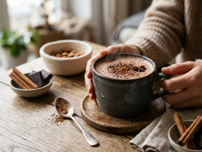 Chocolat chaud sans sucre et sans lactose