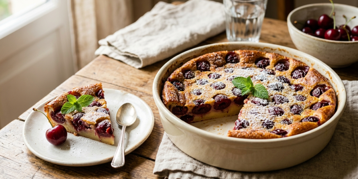 Clafoutis aux cerises sans gluten