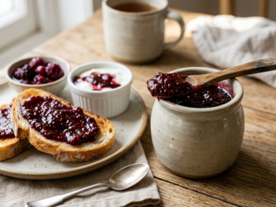 Confiture maison sans sucre ni pectine ajoutée
