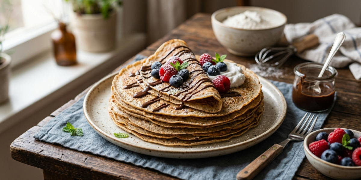 Crêpes de la Chandeleur vegan et sans gluten