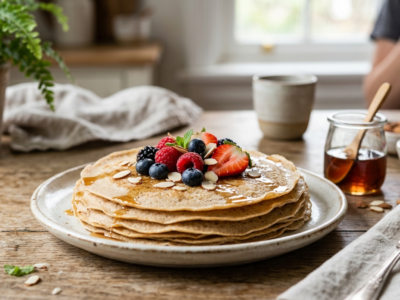 Crêpes paléo, sans gluten et sans œuf