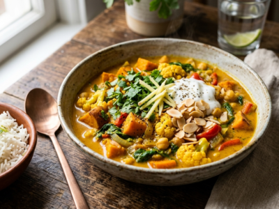Curry anti-inflammatoire sans gluten et sans lactose