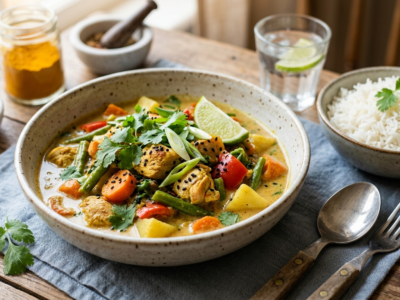 Curry Low FODMAP sans gluten et sans lactose