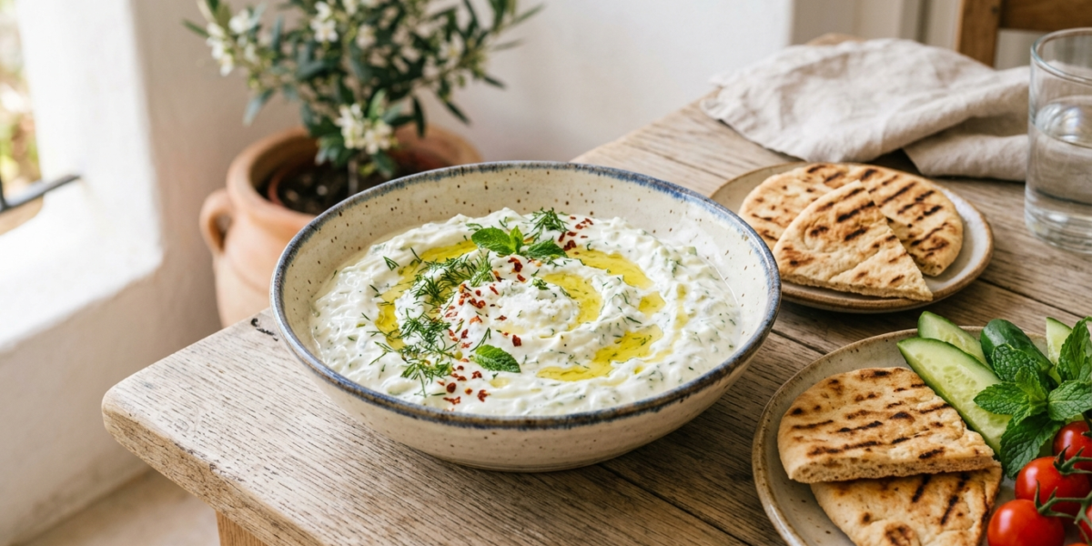 Dip Tzatziki sans gluten traditionnel grec