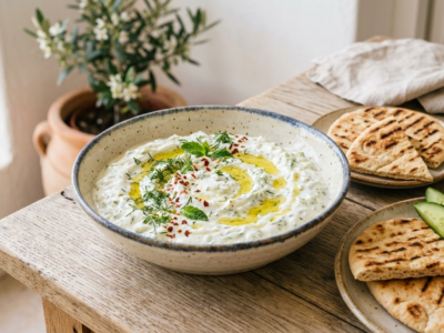 Dip Tzatziki sans gluten traditionnel grec