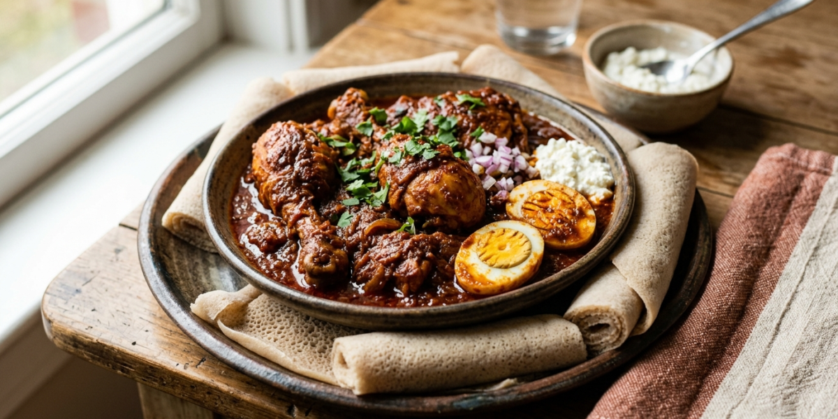 Doro Wat Éthiopien Sans Lactose