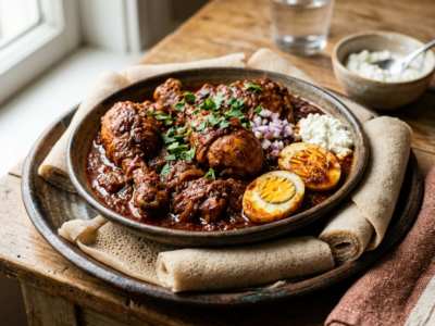 Doro Wat Éthiopien Sans Lactose