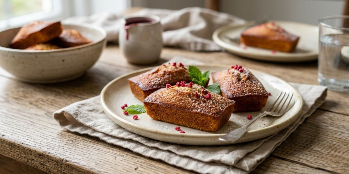 Financier sans amandes avec alternative farine
