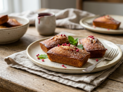 Financier sans amandes avec alternative farine