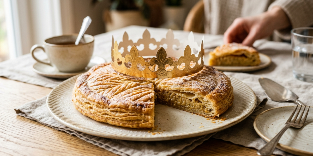 Galette des Rois vegan, sans gluten et sans noix