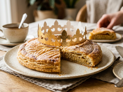 Galette des Rois vegan, sans gluten et sans noix