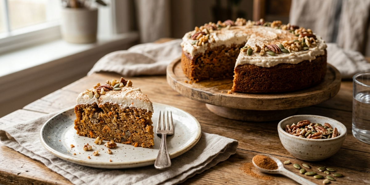 Gâteau aux Carottes Sans Sucre et Sans Gluten