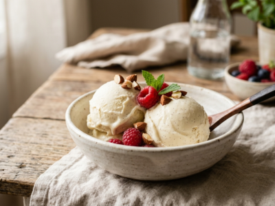 Glace Keto Sans Sucre et Sans Lactose