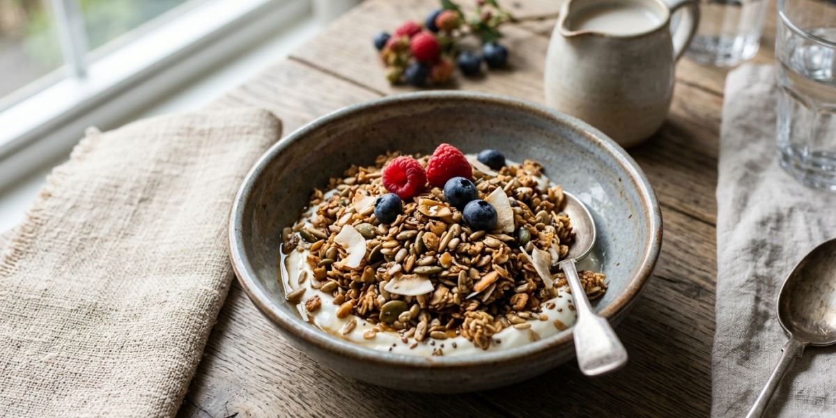 Granola Keto Sans Gluten Sans Noix