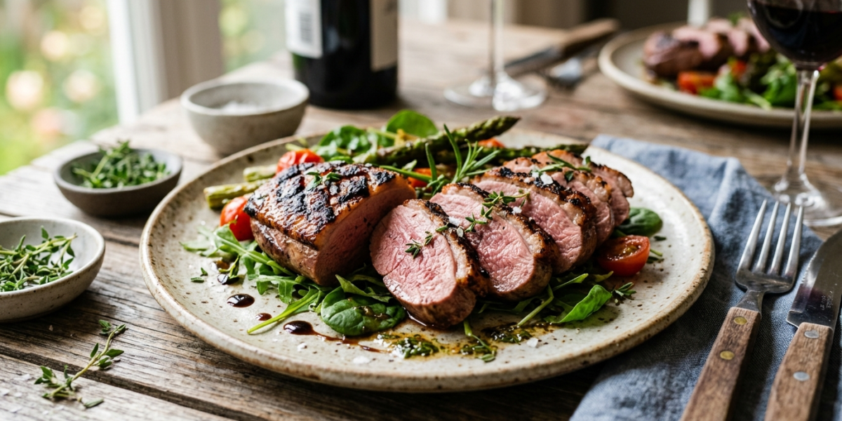 Grillades de magret de canard sans gluten