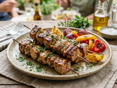 Grillades de Porc Marinées Sans Gluten et Sans Lactose