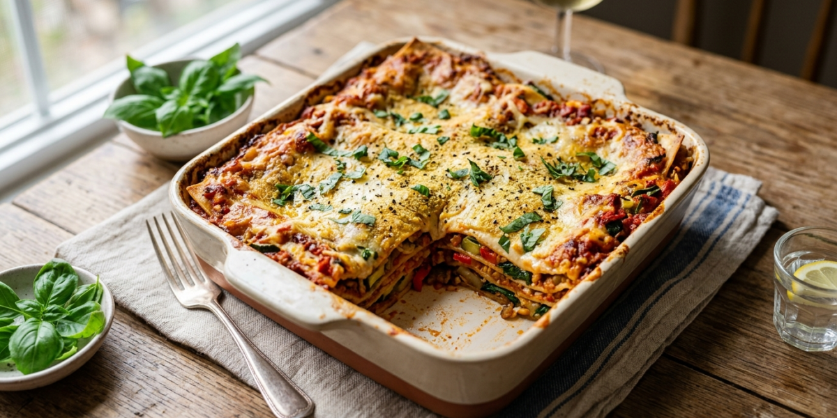 Lasagnes vegan sans gluten sans soja – recette saine et gourmande