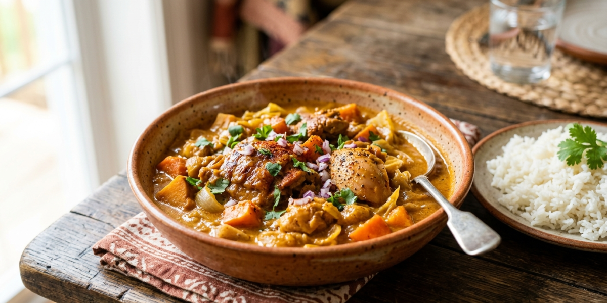Mafé Poulet Sans Gluten et Sans Arachides