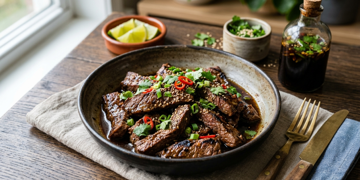 Marinade de bœuf sans gluten et sans lactose