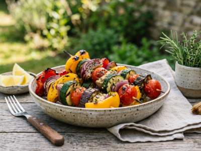 Marinade de légumes pour barbecue sans gluten et sans lactose