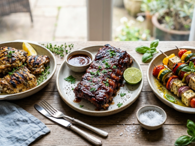 Marinades savoureuses pour barbecue sans gluten et sans lactose