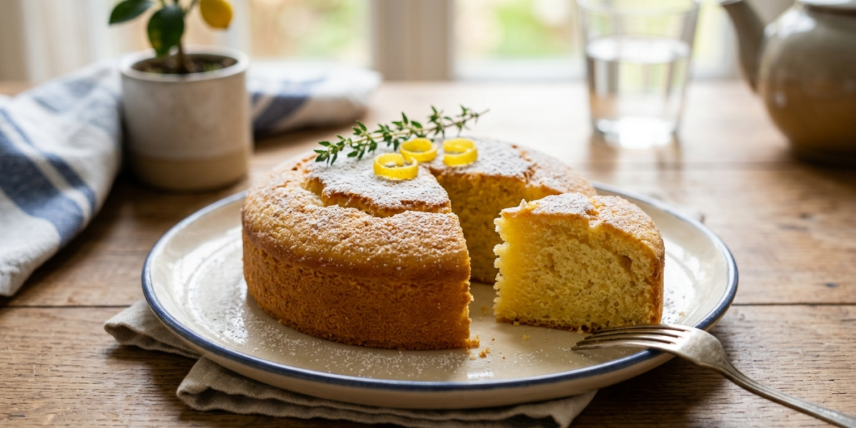 Moelleux au citron sans fruits à coque