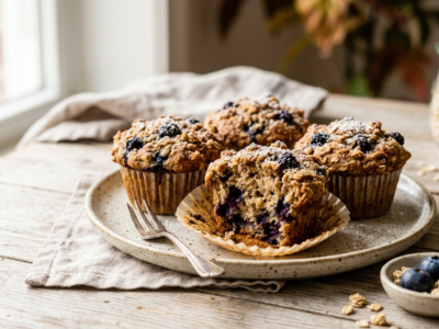 Muffins vegan sans œuf et sans gluten
