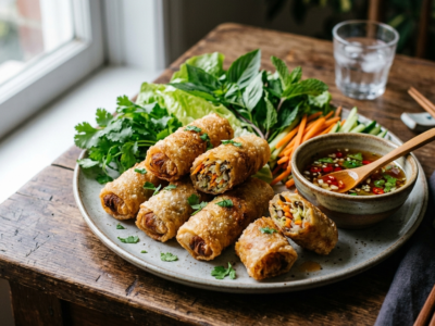 Nems aux légumes sans gluten