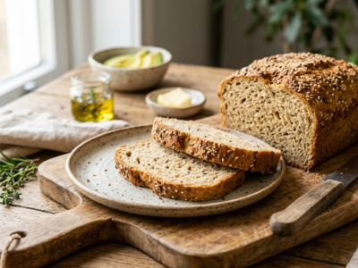 Pain Keto Sans Œuf et Sans Lactose