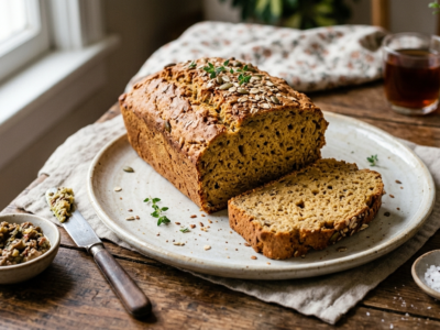 Pain rapide sans levure ni gluten