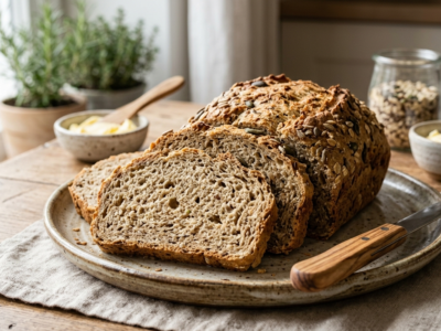 Pain sans sucre, sans gluten et sans levure