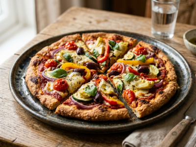 Pizza Vegan Sans Gluten et Sans Soja