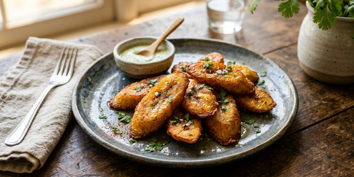 Plantain frit sans gluten – recette simple et savoureuse