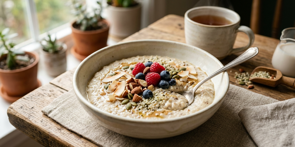 Porridge Keto Sans Gluten et Sans Lactose