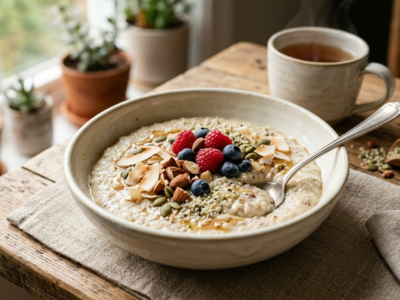 Porridge Keto Sans Gluten et Sans Lactose