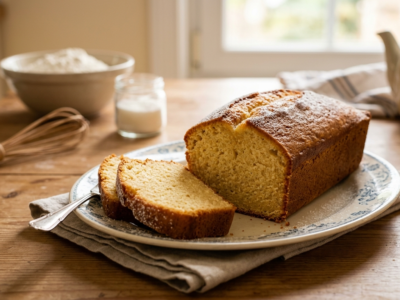 Quatre-quarts traditionnel sans arachides ni fruits à coque