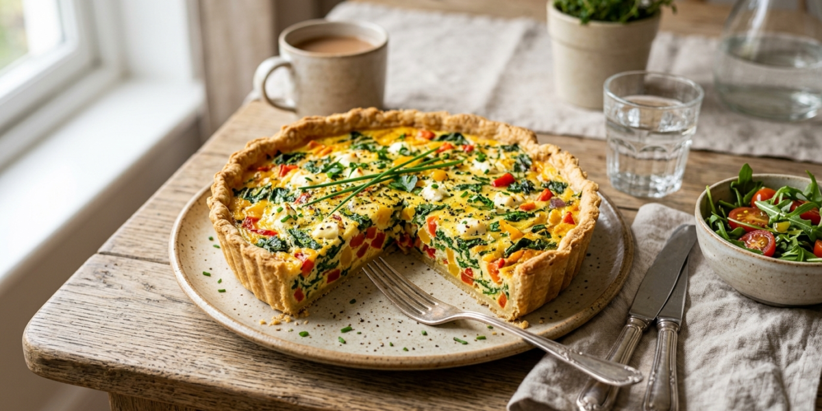 Quiche Low FODMAP sans gluten et sans lactose