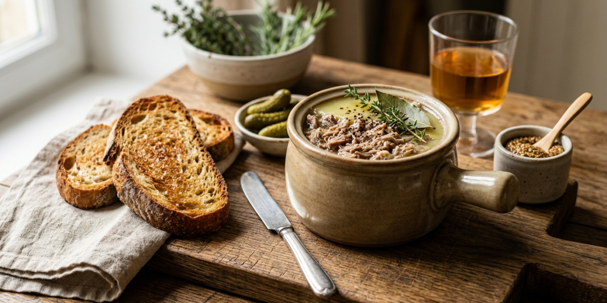 Rillettes de canard sans gluten et sans lactose