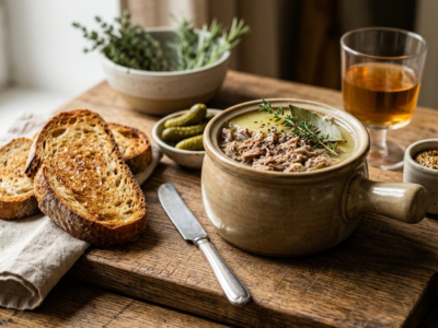 Rillettes de canard sans gluten et sans lactose