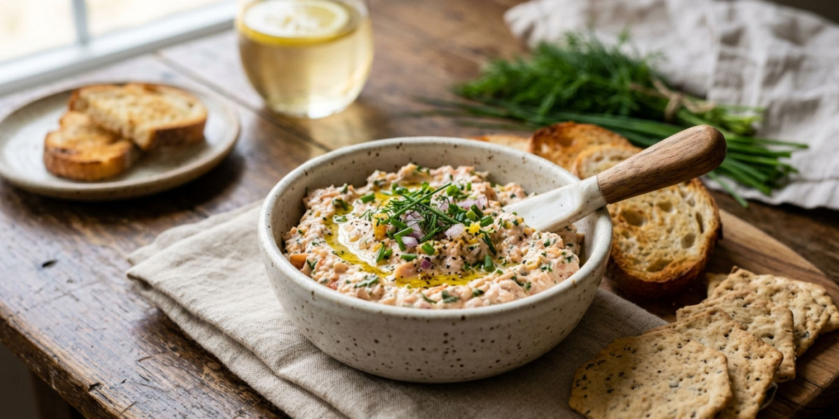 Rillettes de saumon sans lactose