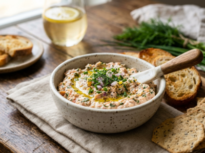 Rillettes de saumon sans lactose