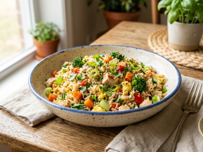 Riz sauté Low FODMAP sans soja