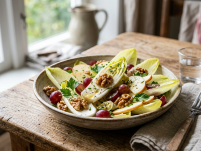 Salade d&rsquo;endives aux noix sans lactose