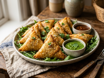 Samoussas de poulet sans lactose