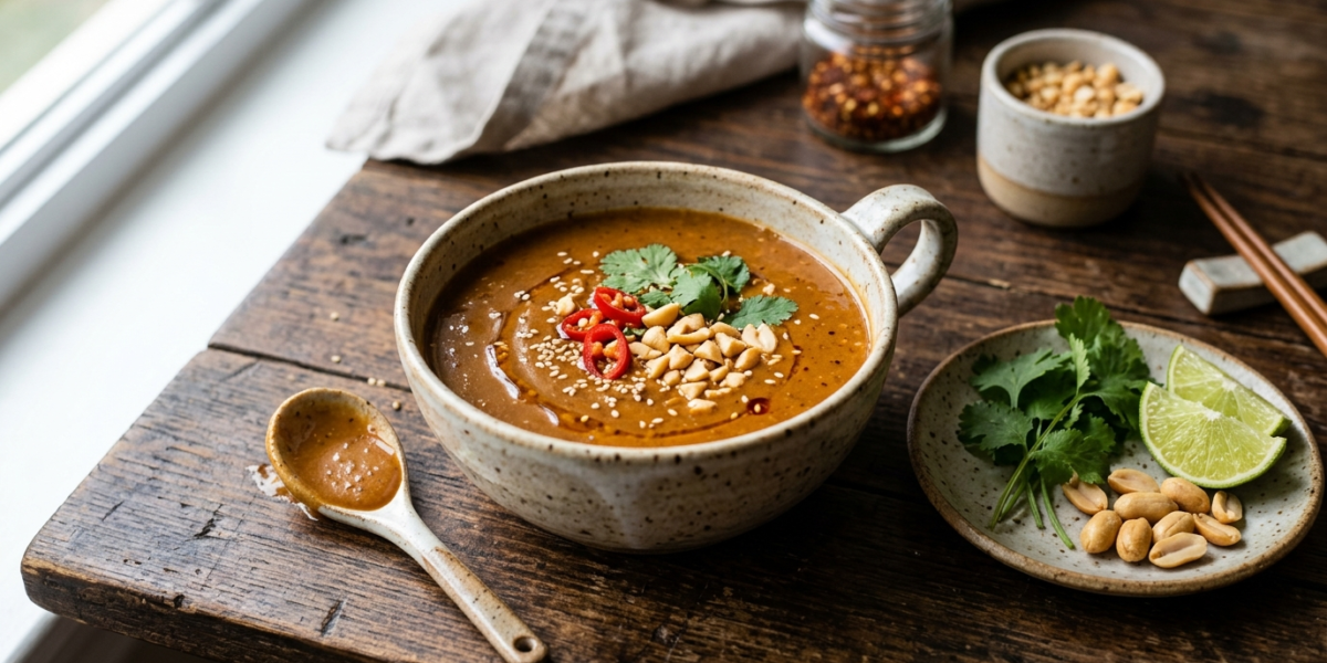 Sauce arachide sans gluten facile et savoureuse