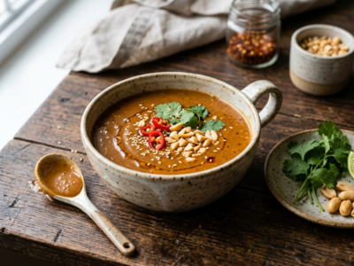 Sauce arachide sans gluten facile et savoureuse